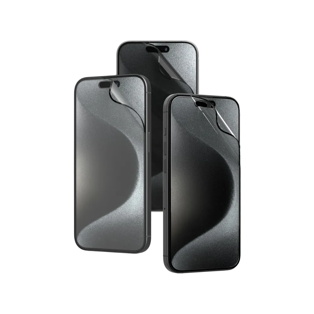 【RHINOSHIELD 犀牛盾】iPhone 15/Plus/Pro/Max 壯撞貼PRO 抗藍光螢幕保護貼透明/霧面/防窺-附貼膜輔助工具