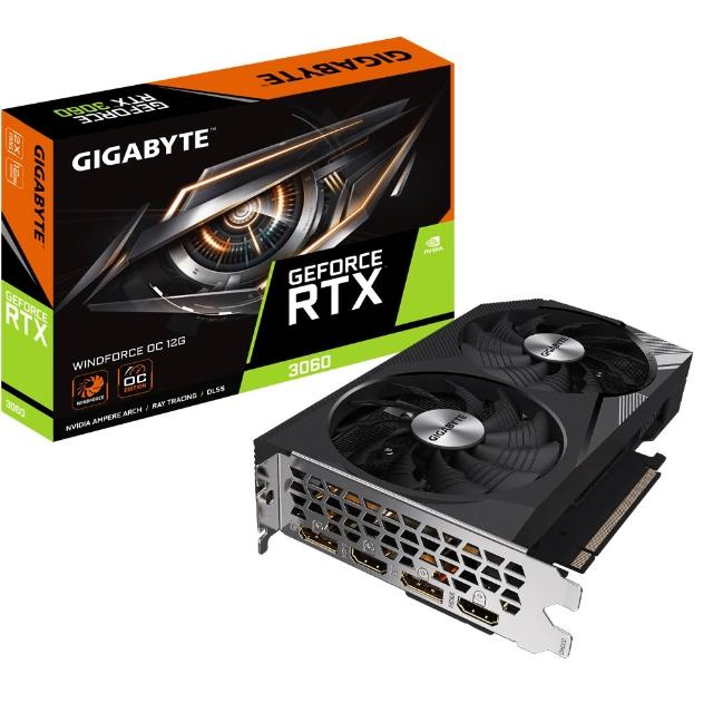 【GIGABYTE 技嘉】N3060WF2OC-12GD RTX3060 WINDFORCE OC 12G 顯示卡