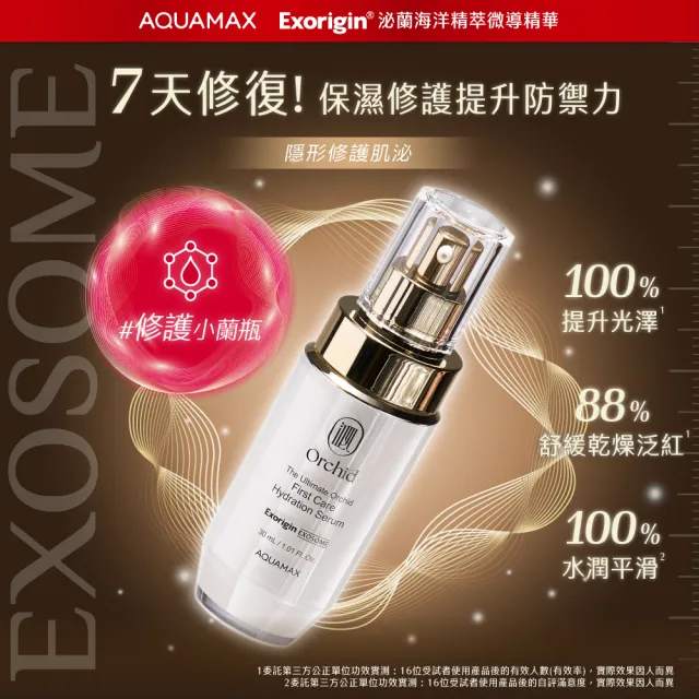 【AQUAMAX 奧科美氏】泌蘭精華30ml(3款任選/蘭花植泌體/極緻小蘭瓶/女大推薦/保濕鎖水/撫平細紋/彈潤透亮)