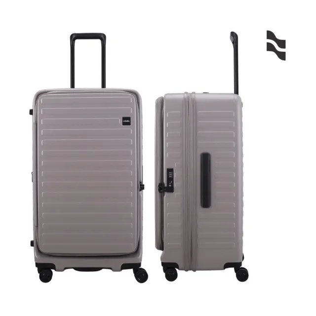 【LOJEL】CUBO FIT 29.5吋 前開式擴充拉鍊拉桿箱(行李箱 旅行箱 胖胖箱)