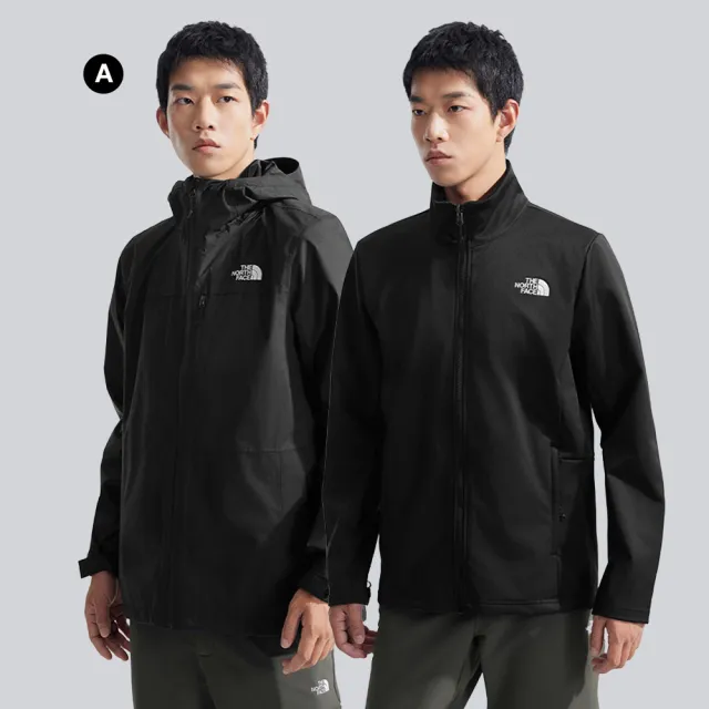 【The North Face】線上獨家款｜男款DRYVENT防水抓絨內裡三合一外套 (多款任選)