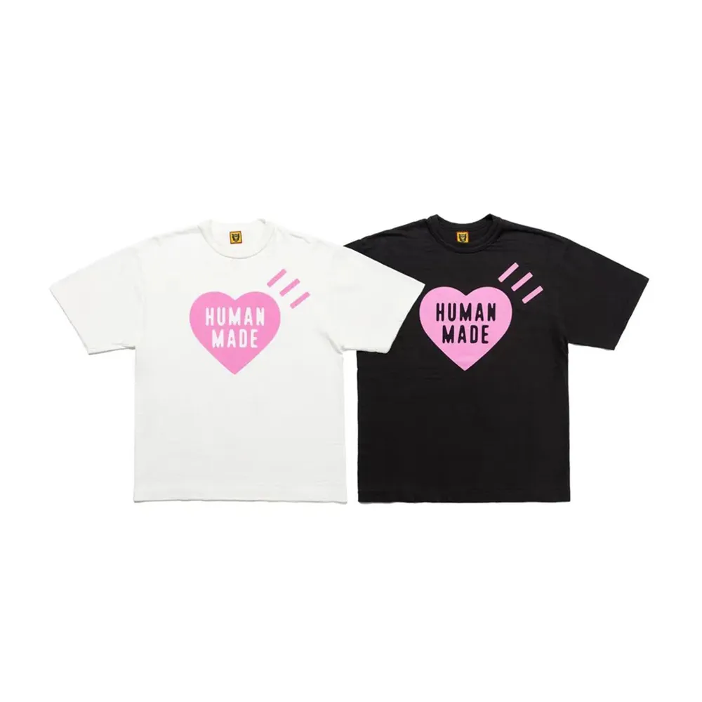 Human Made Heart T-Shirt 白粉原宿限定HM26TE018(T-shirt T恤短袖