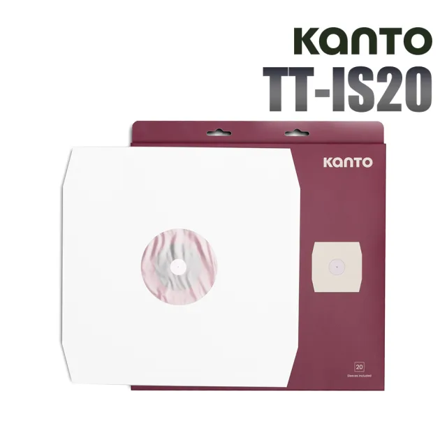 【Kanto】黑膠唱片內紙保護套組-20入 (TT-IS20)