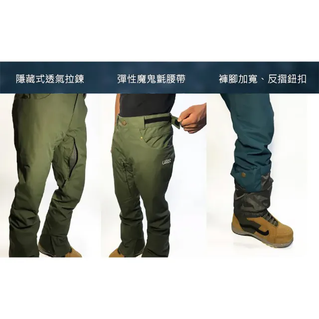 【ULLR】滑雪褲 雪裙 亞洲版型 刷毛口袋 厚褲 冬褲