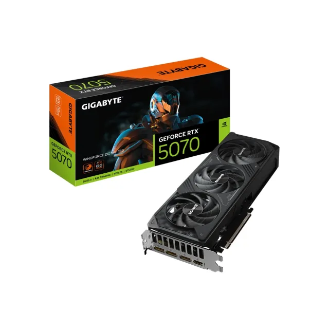 【技嘉】顯卡+電源組★GeForce RTX5070 WINDFORCE OC SFF 12G 顯示卡+技嘉UD850GM PG5 V2 850W金牌電源