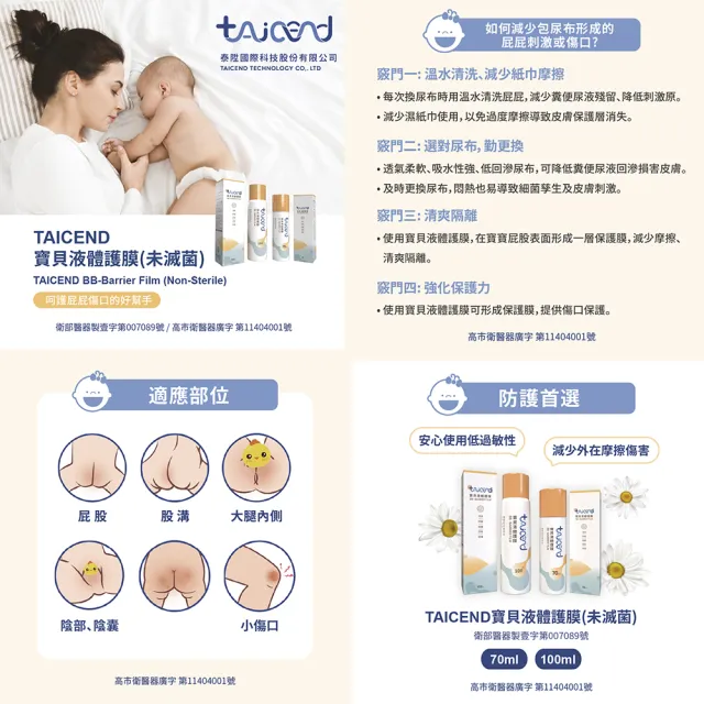 【TAICEND 泰陞】寶貝液體護膜100ml