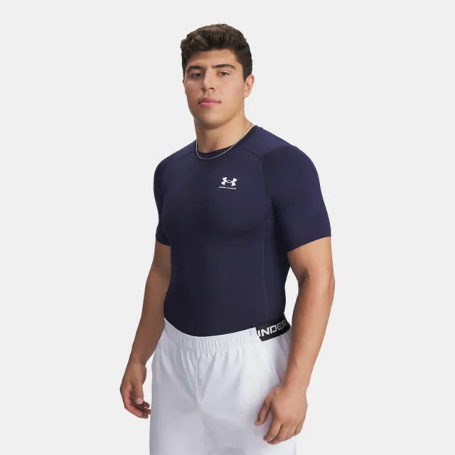 【UNDER ARMOUR】UA 男 HG Armour 緊身短袖T-Shirt_1361518-410