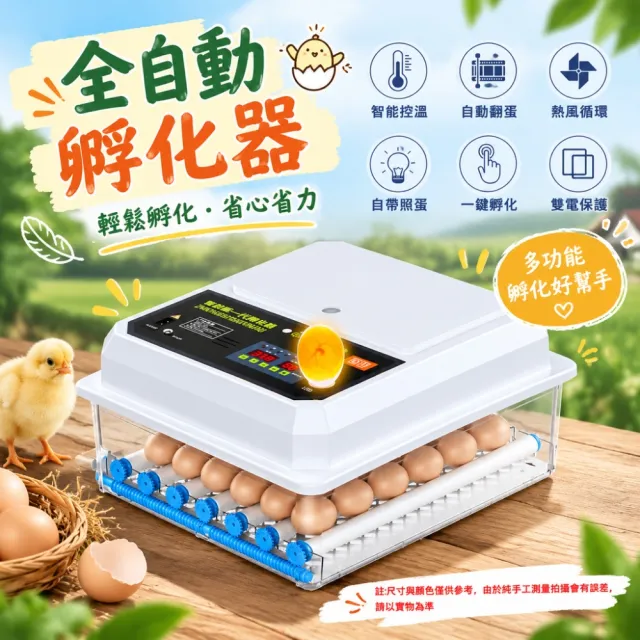【艾嘉圖】110V孵蛋機 鴨鵝鴿孵化機 自動翻蛋 48枚孵蛋器 家用孵蛋器 全自動孵蛋機 小型孵化器