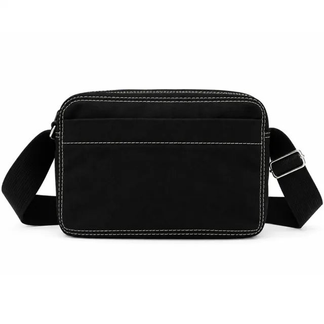 【Vivienne Westwood】簡單帆布相機斜背包-/黑
