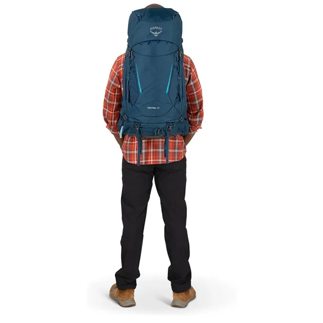 【Osprey】雙11 Kestrel 48 男 輕量健行登山背包 附防雨背包套 10004758-60 S/M L/XL