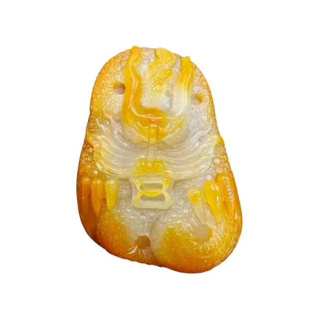 【藏古祥館】和田 龍 SQG58  (宗教開運 和田玉)