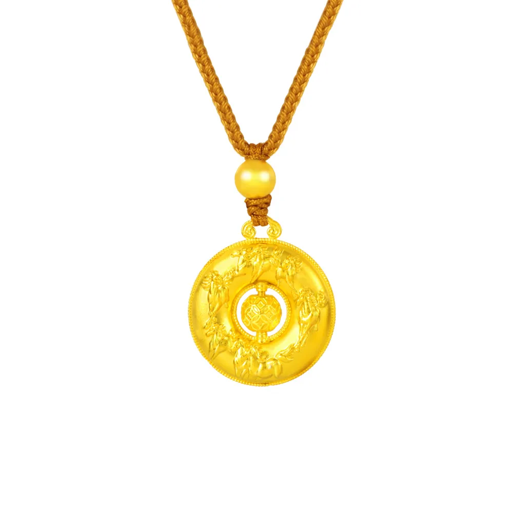 【Just Gold 鎮金店】雋藏 馬耀新程 黃金吊墜 (附繩)