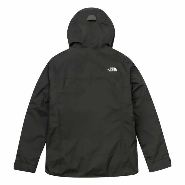 【The North Face】北臉 外套 女 運動連帽外套 三合一 防風 防潑水 鋪棉 W DINGLE PADDED 黑 NF0A8J8WJK3