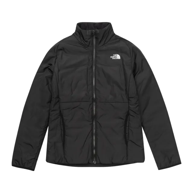 【The North Face】北臉 外套 女 運動連帽外套 三合一 防風 防潑水 鋪棉 W DINGLE PADDED 黑 NF0A8J8WJK3
