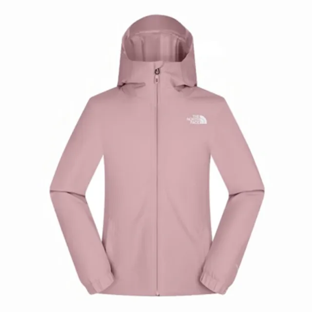 【The North Face】北臉 外套 女 運動連帽外套 防潑水 透氣 W QUEST MONO INS JACKET 粉 NF0A8HRN0SO