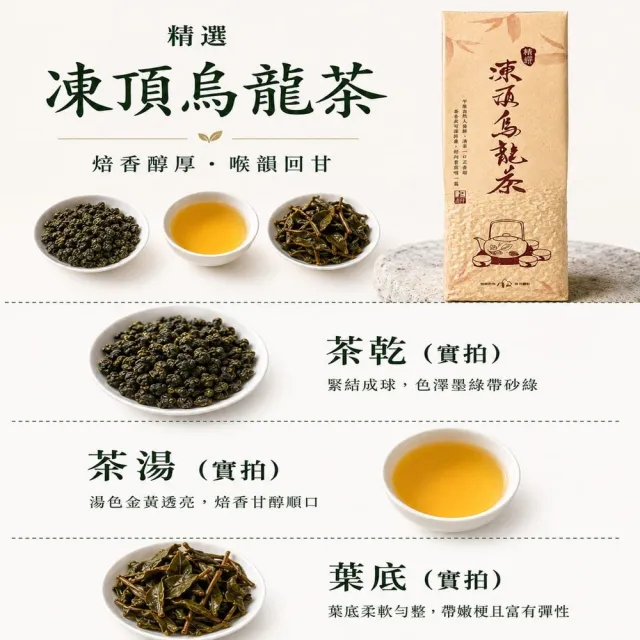 【台灣茶葉產銷協會】凍頂烏龍茶 8入組｜150g×8包 共1200g