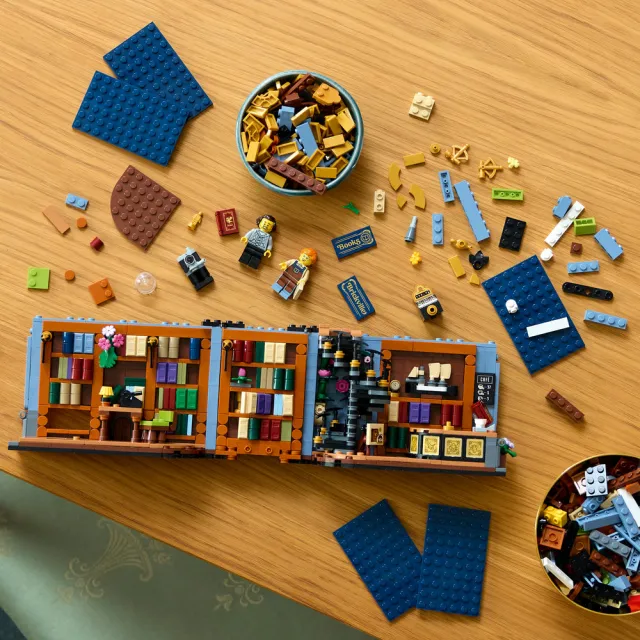 【LEGO 樂高】Icons 11379 書店：書擋擺飾(書擋 居家擺設 禮物 玩具)