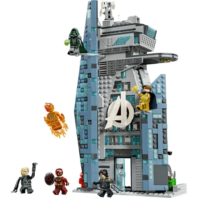 【LEGO 樂高】漫威超級英雄系列 76352 《復仇者聯盟：末日崛起》新復仇者大廈(漫威 建築模型 禮物 收藏)