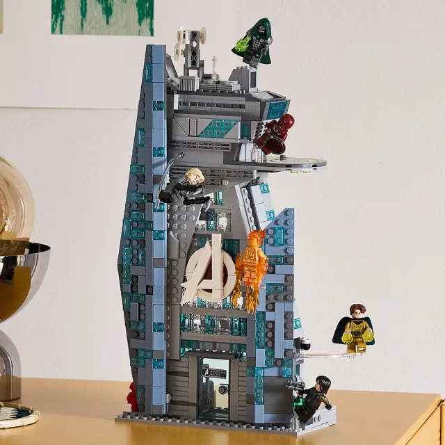 【LEGO 樂高】漫威超級英雄系列 76352 《復仇者聯盟：末日崛起》新復仇者大廈(漫威 建築模型 禮物 收藏)