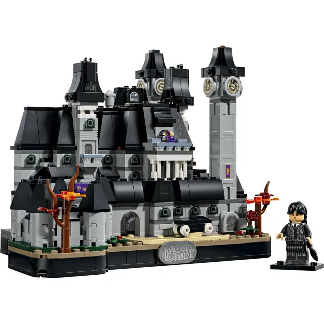 【LEGO 樂高】星期三系列 76788 奈落學院(Wednesday 居家擺設 禮物 玩具)