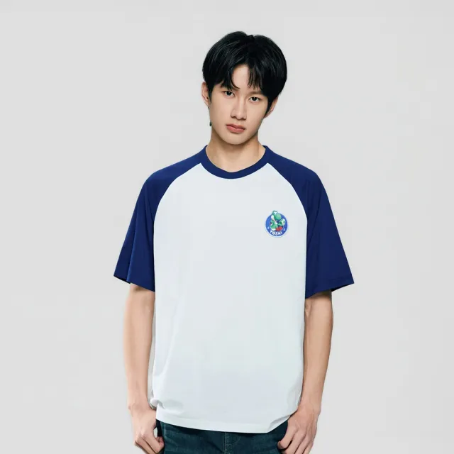 【GIORDANO 佐丹奴】男裝印花短袖T恤 超級瑪利歐銀河電影版系列(80 皎白X古典藍)