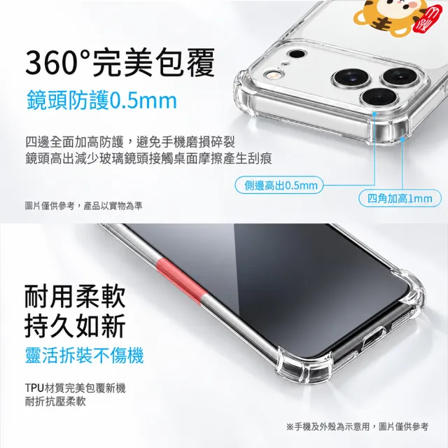 【Apple】iPhone 18 Pro Max(512G/6.9吋)(松山霞海透明防摔殼組)