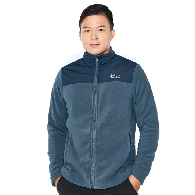 【Jack wolfskin 飛狼】男 Air Wolf 兩件式防風防水刷毛保暖外套|三合一衝鋒衣 (深藍)