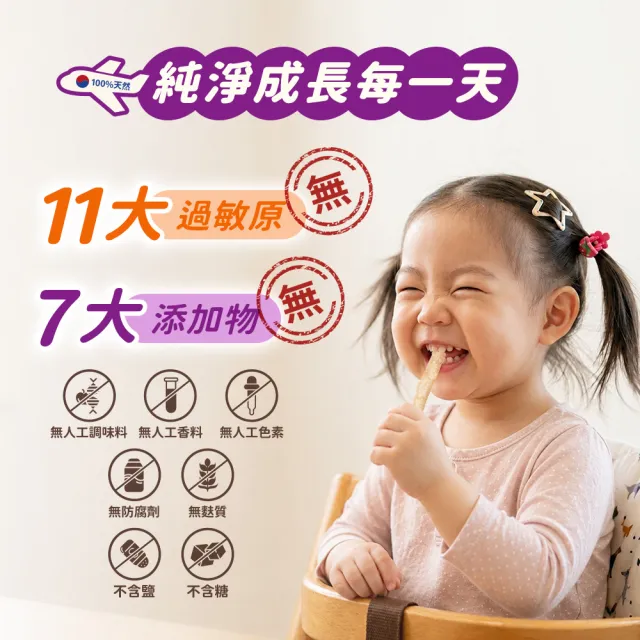 【O!MY FOOD 歐邁福】糙米米捲/棒/圈x2入組(紫地瓜風味30g/南瓜風味30/花椰菜風味40g)