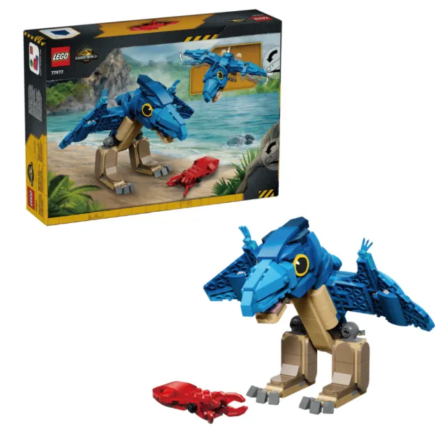 【LEGO 樂高】77977 恐龍寶寶：無齒翼龍 積木 玩具