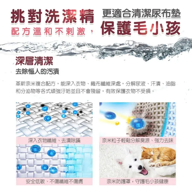 【GBPH 好寶貝】除臭尿布專用洗潔精500ml(布類清潔劑/除臭防護/深層洗淨/分解殘留尿味、異味/人寵皆可用)