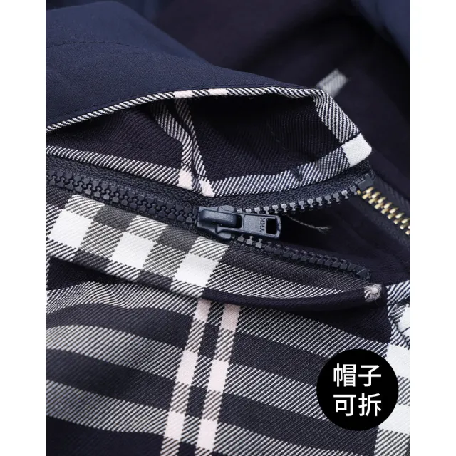 【SCOTTISH HOUSE】TR音符狗連帽外套-紅黑格/藍灰格 CJYB1603