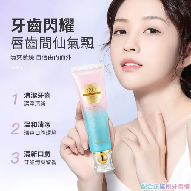 【iBloom】韓倫美羽菸鹼醯胺炫白牙膏100g 6入組 (深層清潔 潔淨亮白 口氣清新)