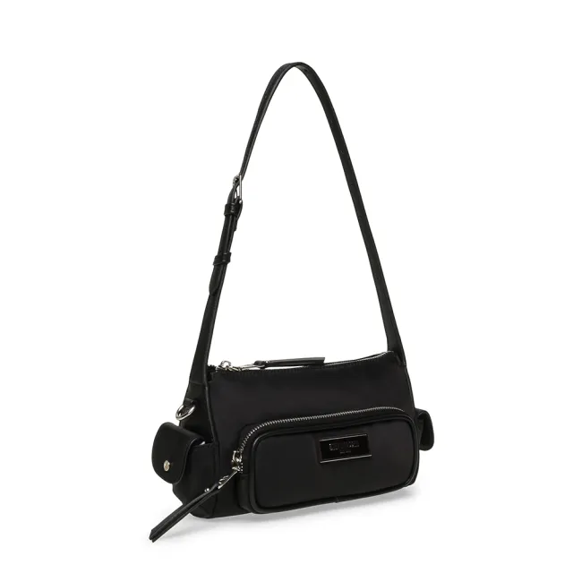【steve madden】率性工裝風尼龍雙側口袋兩用包 BJORDI-N(黑色)