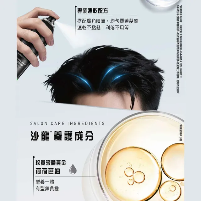 【VS 沙宣】Lock N Load強力定型噴霧300ml(3入組)