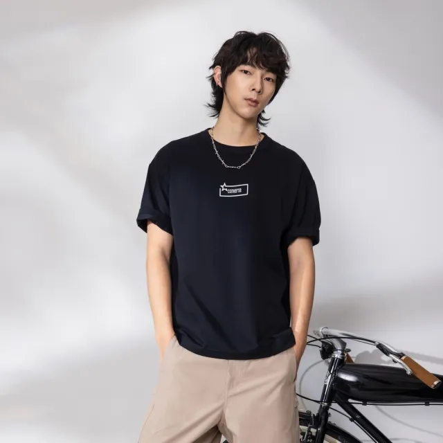 【CONVERSE】SORONA STAR ICON TEE BLACK 男上衣 短袖 T恤 (MCJ785-023)