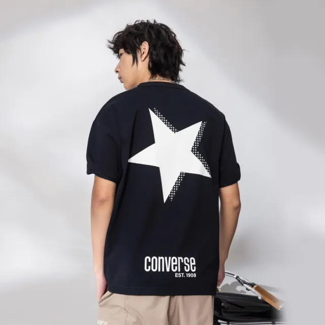 【CONVERSE】SORONA STAR ICON TEE BLACK 男上衣 短袖 T恤 (MCJ785-023)