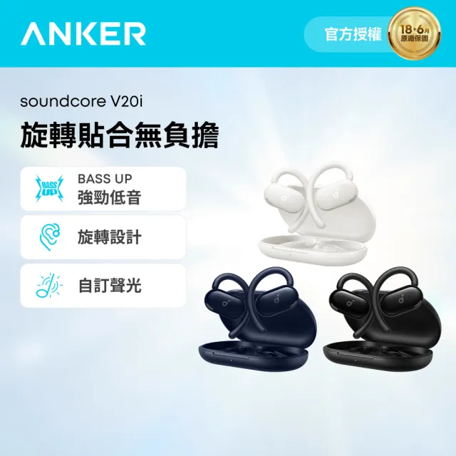 【Anker soundcore】V20i 開放式藍牙耳機