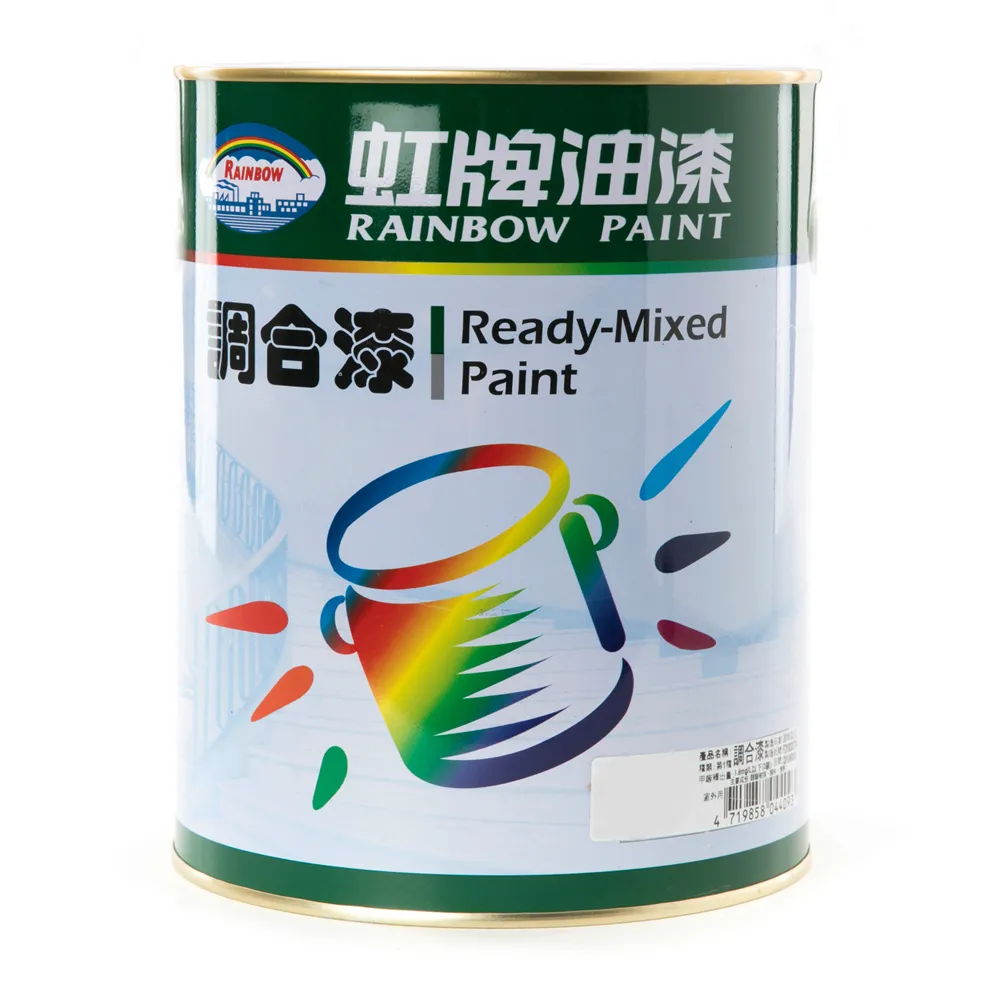 【虹牌】彩虹屋調合漆有光 象牙色 0.8L