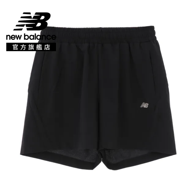 【NEW BALANCE】NB 鬆緊抽繩短褲_6562630189_女性_黑色 (亞版 版型正常)