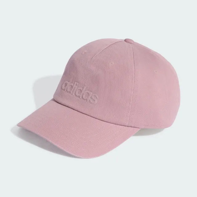 【adidas 愛迪達】帽子 運動帽 棒球帽 遮陽帽 WASHED DAD CAP 粉 KS4521(3908)