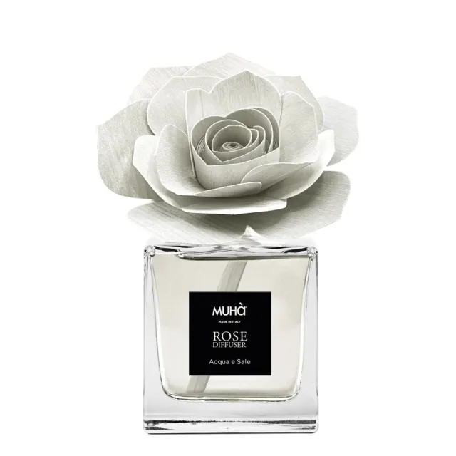 【MUHa】義大利進口室內香氛-白玫瑰花-逐浪 100ml ( 室內擴香 居家香氛)