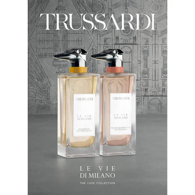 【TRUSSARDI】索爾費里諾大道女性淡香精-牡丹與桂花100ml(專櫃公司貨)
