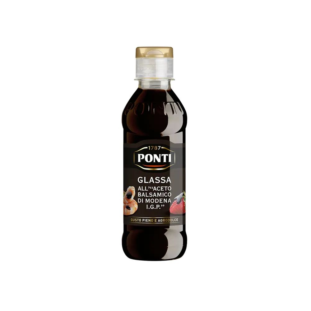 【PONTI】義大利 巴薩米可醋膏500ml(餐前醋、養生醋、葡萄酒醋膏)