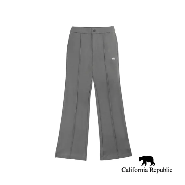【California Republic】濱海霧灰日常喇叭棉褲(女)