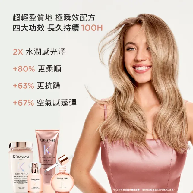 【KERASTASE 巴黎卡詩】釉光香頌髮浴250ml(全新上市/柔順/抗躁/蓬彈/卡詩洗髮精)