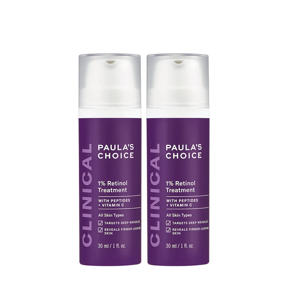 即期品【PAULA’S CHOICE 寶拉珍選】1％A醇逆齡精華乳30ml 2入組