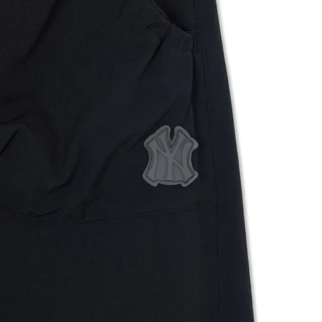 【MLB】女版 Gorpcore防潑水工裝褲 蝴蝶結綁帶休閒長褲 紐約洋基隊 (3FWPB0764-50BKS)