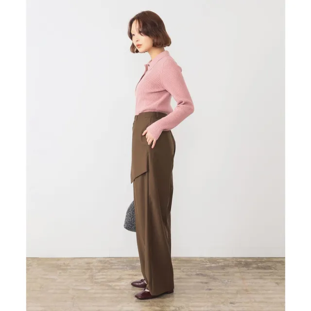 【BEAMS】官方旗艦館 Ray BEAMS / 女裝 羅紋 針織 POLO衫