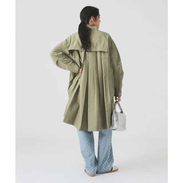 【BEAMS】官方旗艦館 Ray BEAMS / 女裝 背後 打褶 立領 大衣