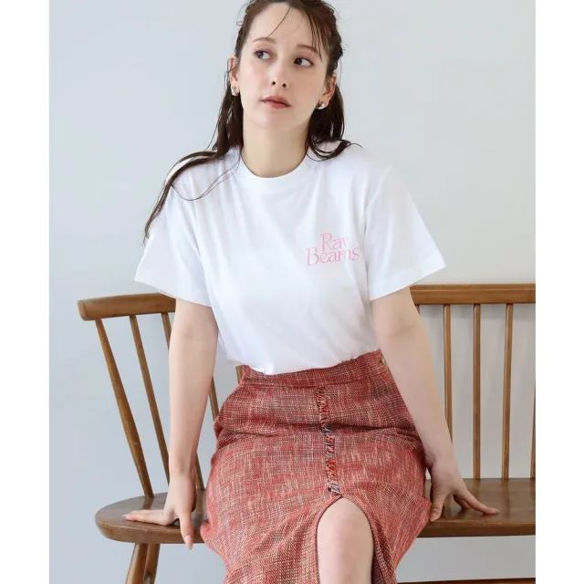 【BEAMS】官方旗艦館 Ray BEAMS / 女裝 Ray LOGO 短袖 T恤
